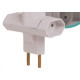Pino 3 Saidas 2 Polos Ilumi Cinza ''T'' 1213Pct - Kit C/10 Pino 3 Saidas 2 Polos Ilumi Cinza ''T'' 1213Pct - Kit C/10