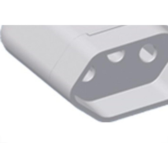 Pino Femea 2 Polos+Terra Ilumi 10A Cinza 1431Pct - Kit C/10 Pino Femea 2 Polos+Terra Ilumi 10A Cinza 1431Pct - Kit C/10