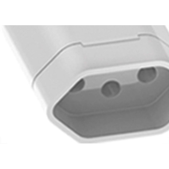 Pino Femea 2 Polos+Terra Ilumi 10A Branco 1433Pct - Kit C/10 Pino Femea 2 Polos+Terra Ilumi 10A Branco 1433Pct - Kit C/10