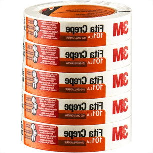 Fita Crepe 3M Uso Geral 101La 24X50M Hb004572374 - Kit C/5 