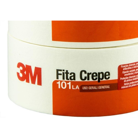 Fita Crepe 3M Uso Geral 101La 48X50M Hb004572382 - Kit C/2 