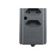 Tomada Barra Interneed   Quadrupla 10A 2 Polos Cinza 69188