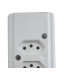 Tomada Barra Interneed   Dupla 10A 2 Polos +Terra Branca 68884