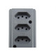 Tomada Barra Interneed (G) Quadrupla 10A 2 Polos +Terra Cinza 66323