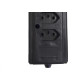 Tomada Barra Interneed (G) Quadrupla 10A 2 Polos +Terra Preta 66262