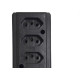 Tomada Barra Interneed (G) Quadrupla 10A 2 Polos +Terra Preta 66262