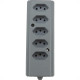 Tomada Barra Interneed Quintupla 10A 2 Polos +Terra Cinza 66415 Tomada Barra Interneed Quintupla 10A 2 Polos +Terra Cinza 66415