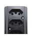 Tomada Barra Interneed   Tripla 10/20A 2 Polos +Terra Preta 66446