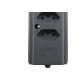 Tomada Barra Interneed   Quadrupla 10/20A 2 Polos +Terra Cinza 66590