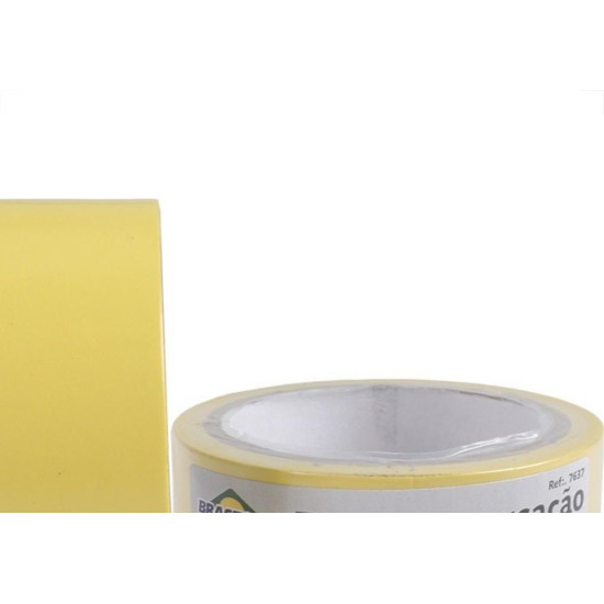 Fita Demarcacao Solo Brasfort 48X14M Amarela 7637 Fita Demarcacao Solo Brasfort 48X14M Amarela 7637