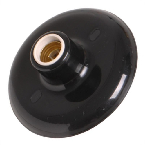 Plafonier Pvc Ilumi Preto Redondo Soquete Porcelana E27 18081 Plafonier Pvc Ilumi Preto Redondo Soquete Porcelana E27 18081