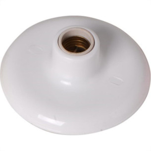 Plafonier Pvc Ilumi Branco Soquete Porcelana E27 18091 Plafonier Pvc Ilumi Branco Soquete Porcelana E27 18091