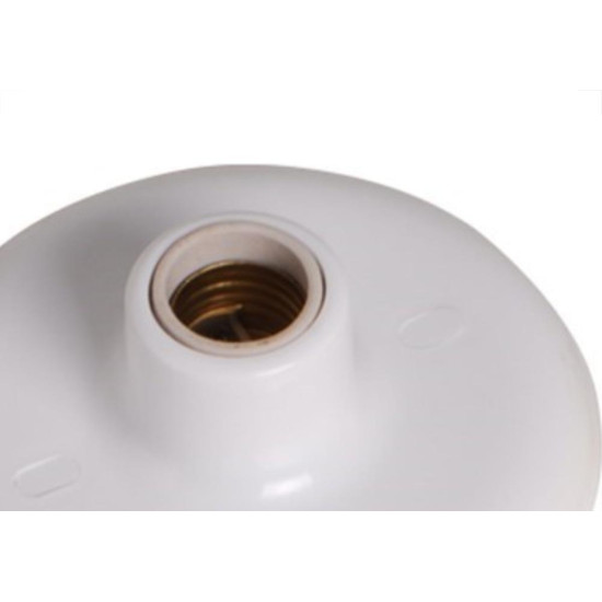Plafonier Pvc Ilumi Branco Soquete Porcelana E27 18091 Plafonier Pvc Ilumi Branco Soquete Porcelana E27 18091