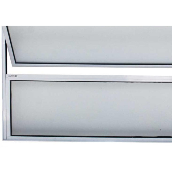 Janela Basculante Aluminio Branca Hikari 60 X 60 Vb25