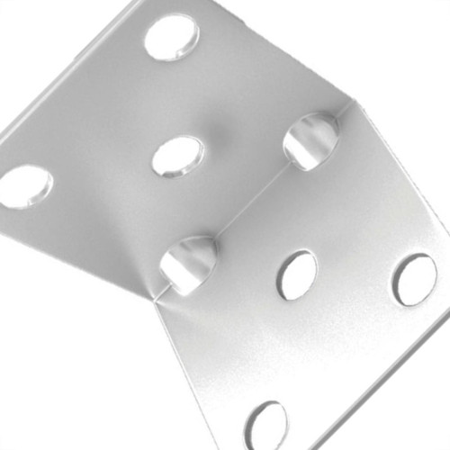 Cantoneira Moveis Zamar Fixacao Branca 6 Furos 25 Pecas 