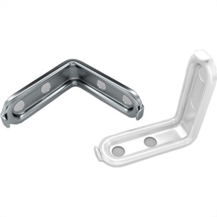 Suporte Extintor Zamar Branco 8029809 . / Kit C/ 25