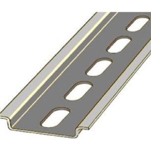 Suporte Disjuntor Din Trilho Perfurado 2M Zincado Baixo T2879