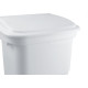 Lixeira Plasvale Com Pedal 50L Branca Quadrada Lixeira Plasvale Com Pedal 50L Branca Quadrada
