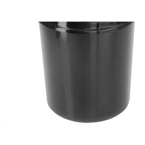 Lixeira Plasvale Retratil 7,3L Preta