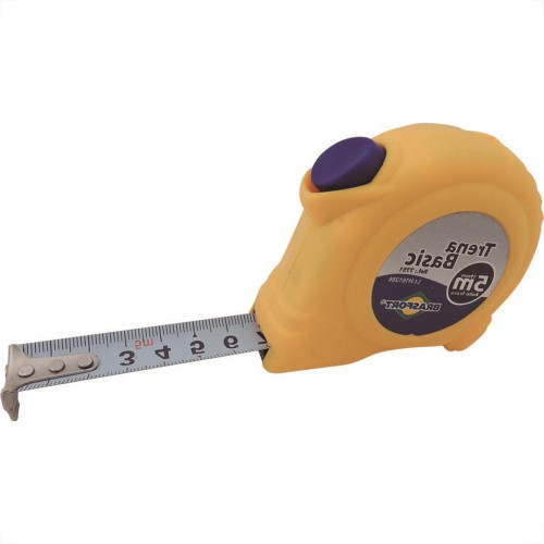 Trena Brasfort Auto-Trava Basica 5M/19Mm 7751 Trena Brasfort Auto-Trava Basica 5M/19Mm 7751