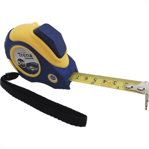 Trena Brasfort Auto-Trava Emborrachada 5M/19Mm 7754 Trena Brasfort Auto-Trava Emborrachada 5M/19Mm 7754
