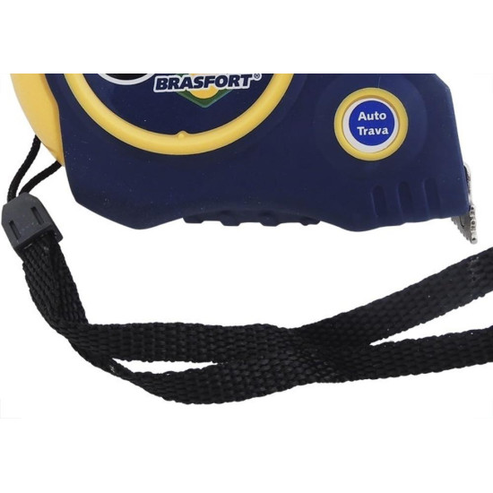 Trena Brasfort Auto-Trava Emborrachada 7,5M/25Mm 7756 Trena Brasfort Auto-Trava Emborrachada 7,5M/25Mm 7756