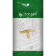 Tee Emenda Ar E Agua Zamac  1/4'' 10160E