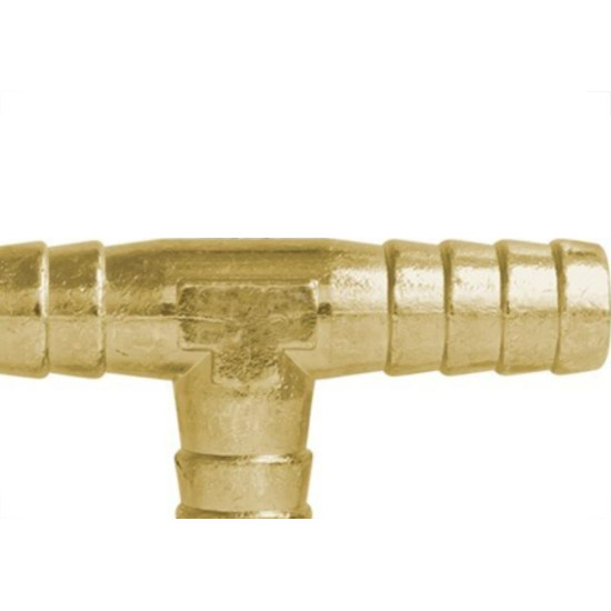 Tee Emenda Ar E Agua Zamac  1/4'' 10160E