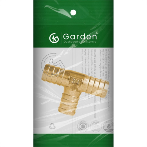 Tee Emenda Ar E Agua Zamac  3/4'' 10164E