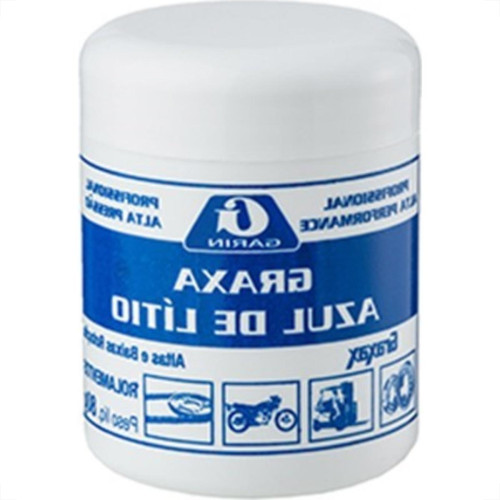 Graxa Litio Azul Garin Para Rolamento 130° 80G Lgla-080 Graxa Litio Azul Garin Para Rolamento 130° 80G Lgla-080