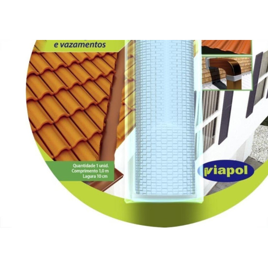 Fita Veda Tudo Viapol 10Cm X 1M V0615067