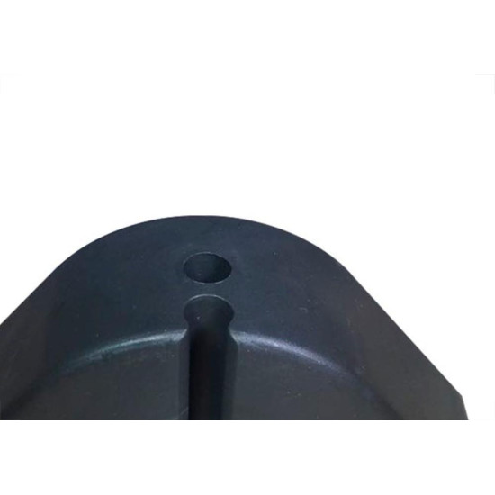 Calco Para Telha Ondulada 2 Furos Preto 10 Pecas 387258 Calco Para Telha Ondulada 2 Furos Preto 10 Pecas 387258
