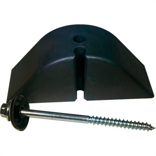 Calco Para Telha Ondulada 2 Furos Preto 10 Pecas Kit 387320 Calco Para Telha Ondulada 2 Furos Preto 10 Pecas Kit 387320