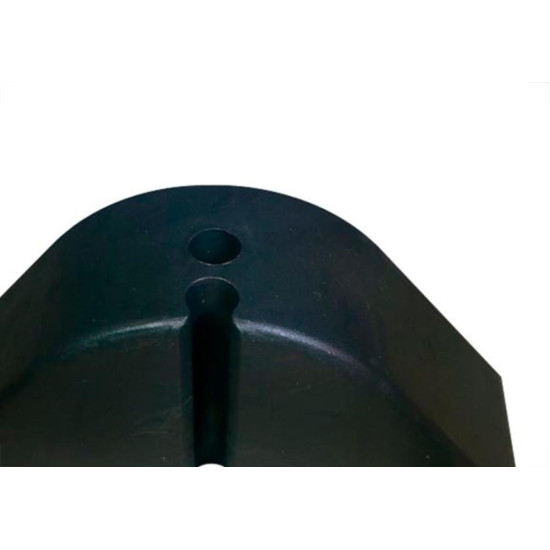 Calco Para Telha Ondulada 2 Furos Preto 10 Pecas Kit 387320 Calco Para Telha Ondulada 2 Furos Preto 10 Pecas Kit 387320