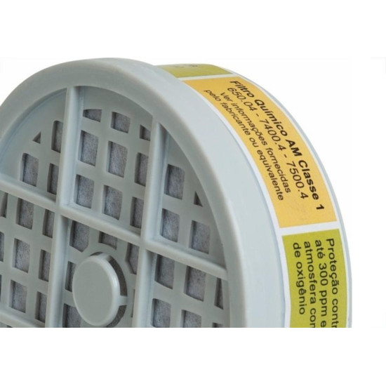 Filtro Respirador Plastcor Amonia Rosca - Kit C/4 Filtro Respirador Plastcor Amonia Rosca - Kit C/4