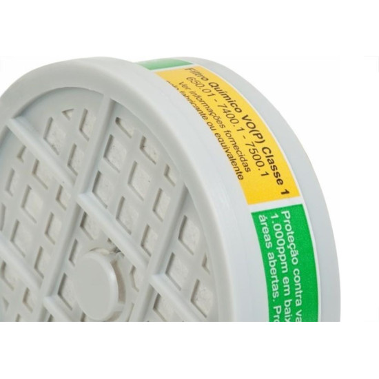 Filtro Respirador Plastcor Pesticida Rosca - Kit C/4 Filtro Respirador Plastcor Pesticida Rosca - Kit C/4