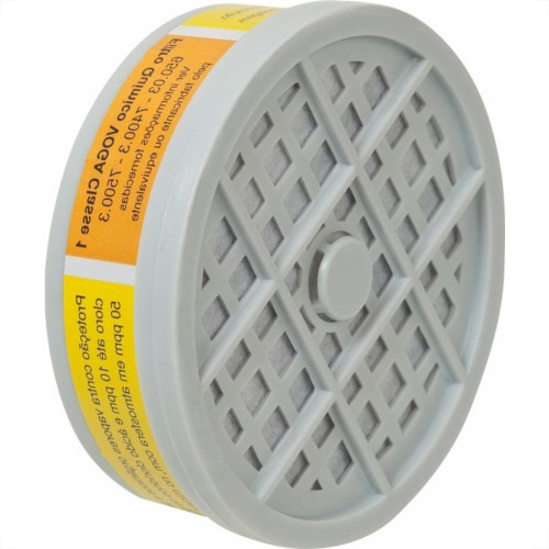 Filtro Respirador Plastcor Vapor Organico+Gases Rosca - Kit C/4 Filtro Respirador Plastcor Vapor Organico+Gases Rosca - Kit C/4