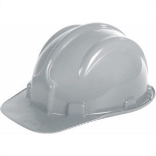 Capacete Com Carneira Plastcor Plastico Cinza 70000468