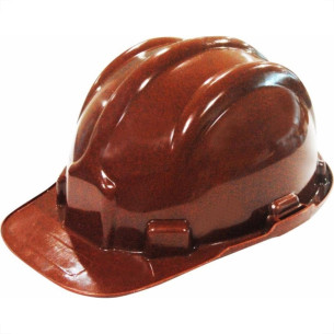 Capacete Com Carneira Plastcor Plastico Marrom 70000470