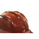 Capacete Com Carneira Plastcor Plastico Marrom 