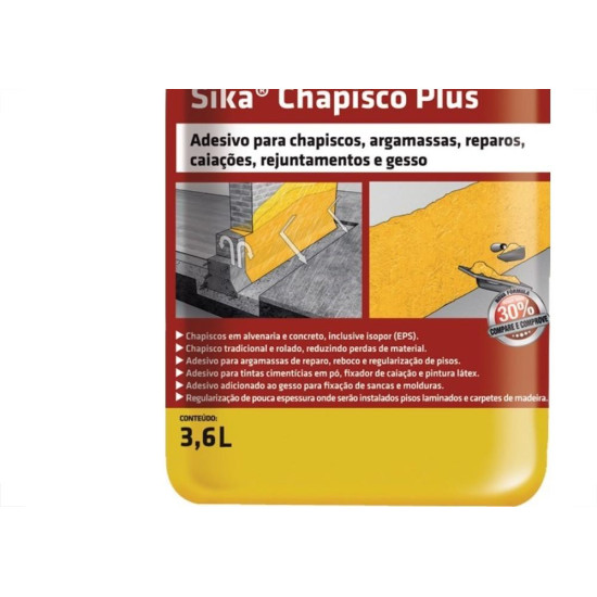 Sika Chapisco Plus 3,6L Galao 427965