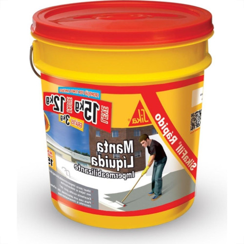 Manta Liquida Sikafill Rapido Branco 15Kg Balde 454417 Manta Liquida Sikafill Rapido Branco 15Kg Balde 454417