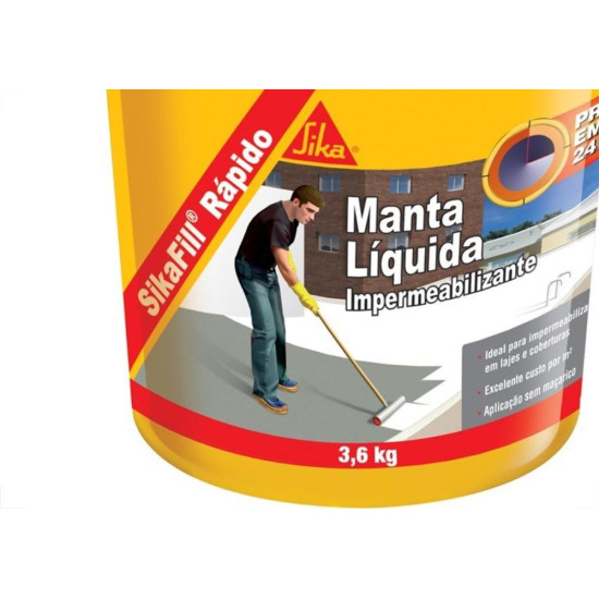 Sikafill Rapido Branco 3,6Kg Galao 428201 Sikafill Rapido Branco 3,6Kg Galao 428201