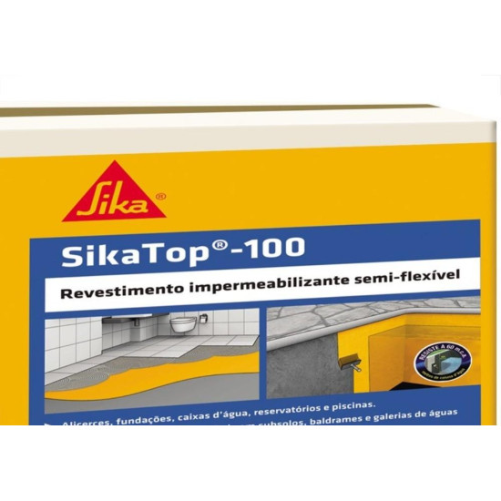 Sikatop 100 Cinza 4Kg Caixa 428058 Sikatop 100 Cinza 4Kg Caixa 428058