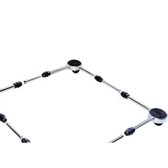 Suporte Fogao/Geladeira Girafacil Quality Cromado 10440 Suporte Fogao/Geladeira Girafacil Quality Cromado 10440