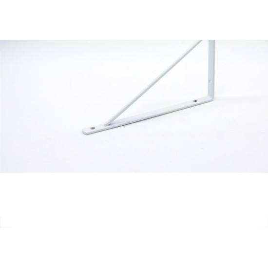 Suporte Prateleira Overtime Leve Branco 20Cm Peca 160001 - Kit C/12 Suporte Prateleira Overtime Leve Branco 20Cm Peca 160001 - Kit C/12