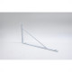 Suporte Prateleira Overtime Leve Branco 25Cm Peca 160002 - Kit C/12 Suporte Prateleira Overtime Leve Branco 25Cm Peca 160002 - Kit C/12