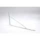 Suporte Prateleira Overtime Leve Branco 30Cm Peca 160003 - Kit C/12 Suporte Prateleira Overtime Leve Branco 30Cm Peca 160003 - Kit C/12