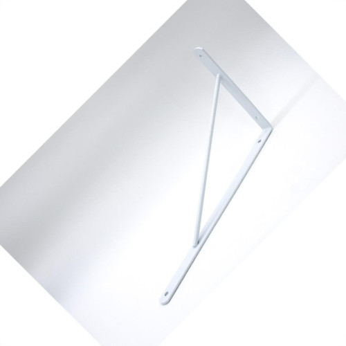 Suporte Prateleira Overtime Forte Branco 30Cm Peca 170003 - Kit C/12 Suporte Prateleira Overtime Forte Branco 30Cm Peca 170003 - Kit C/12
