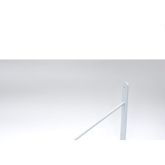 Suporte Prateleira Overtime Forte Branco 30Cm Peca 170003 - Kit C/12 Suporte Prateleira Overtime Forte Branco 30Cm Peca 170003 - Kit C/12